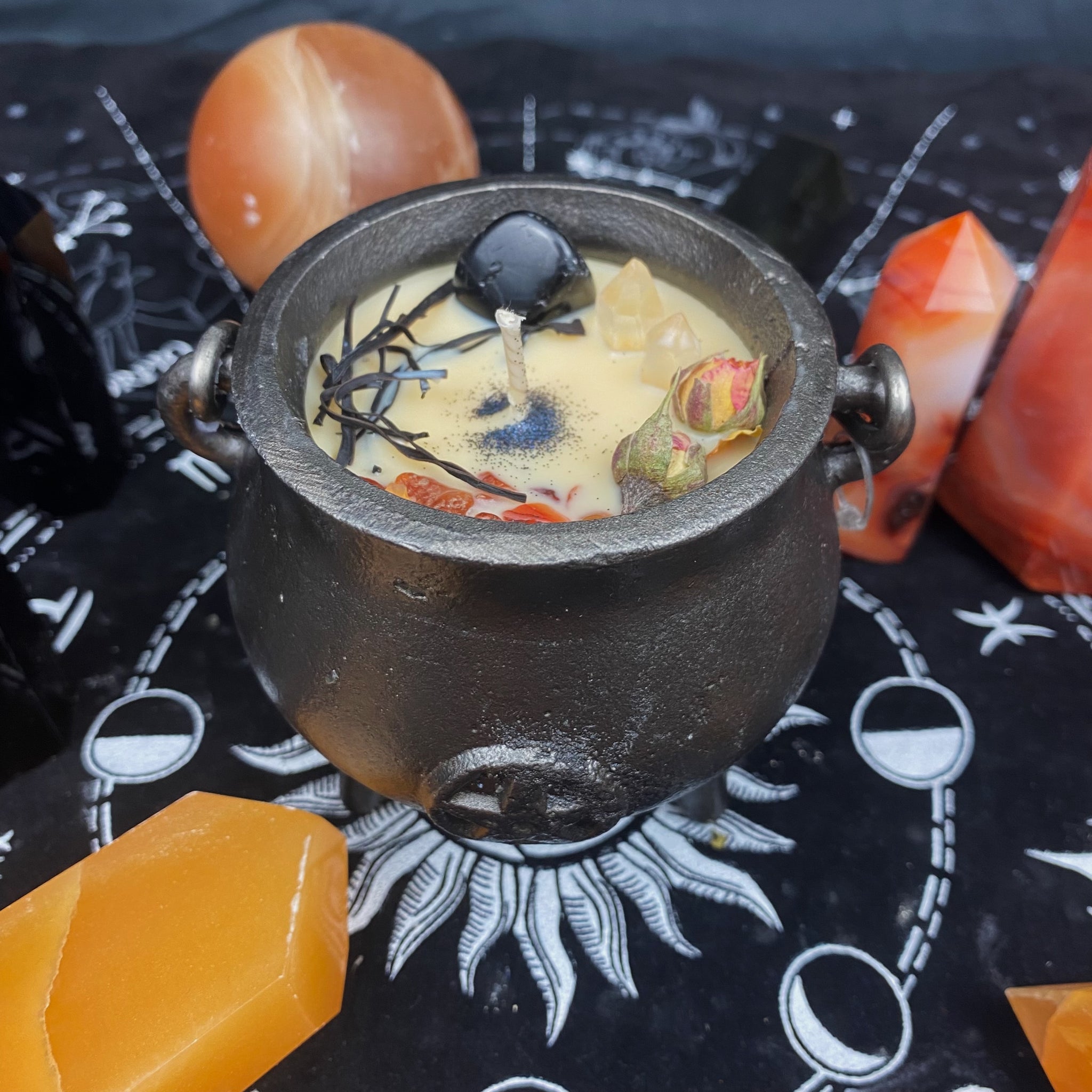 Mini Salem Cauldron Candle