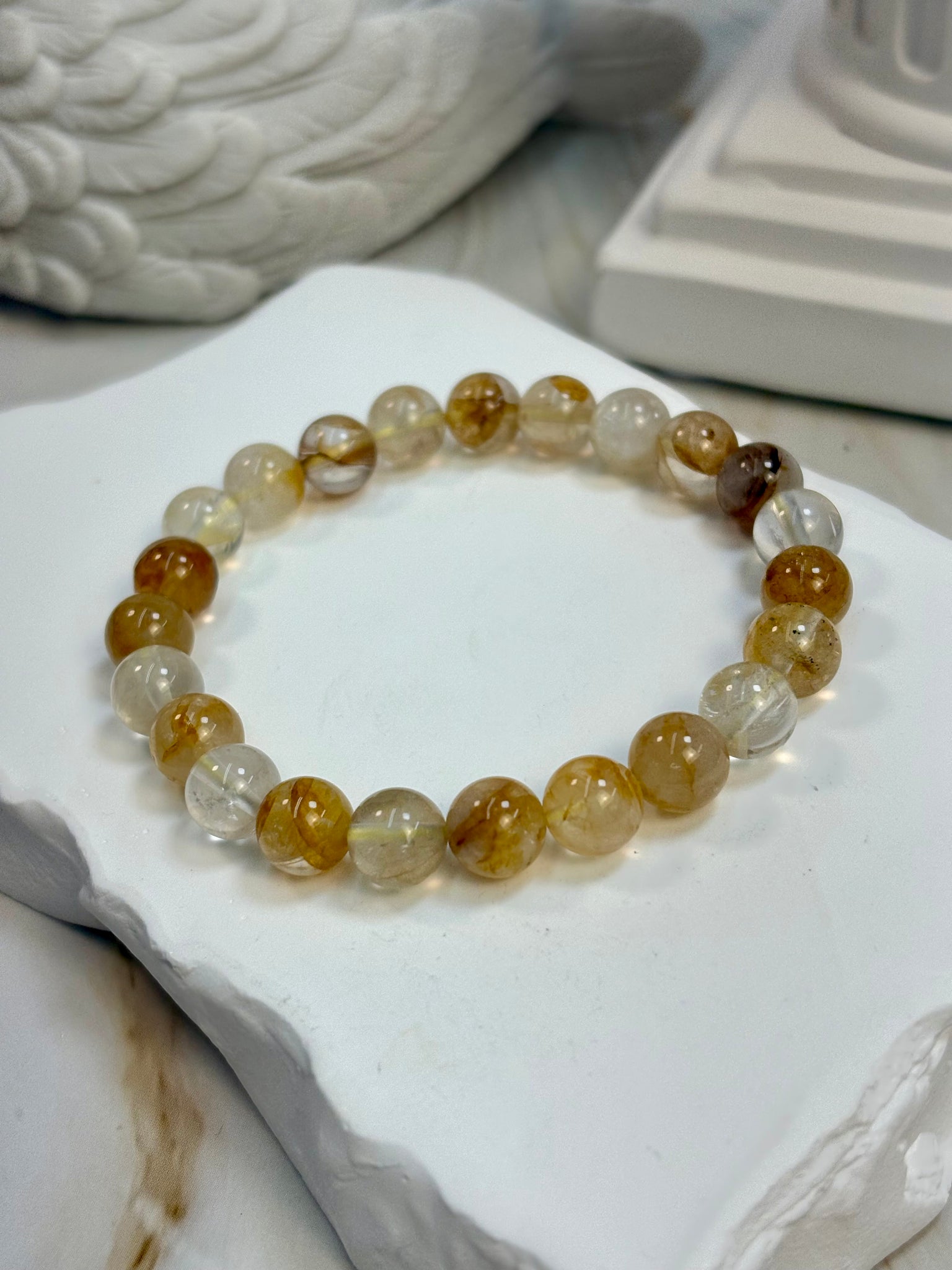 Golden Healer Quartz 8mm Bracelet
