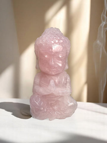 Rose Quartz Large Buddha