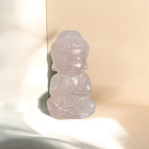 Rose Quartz Mini Buddha