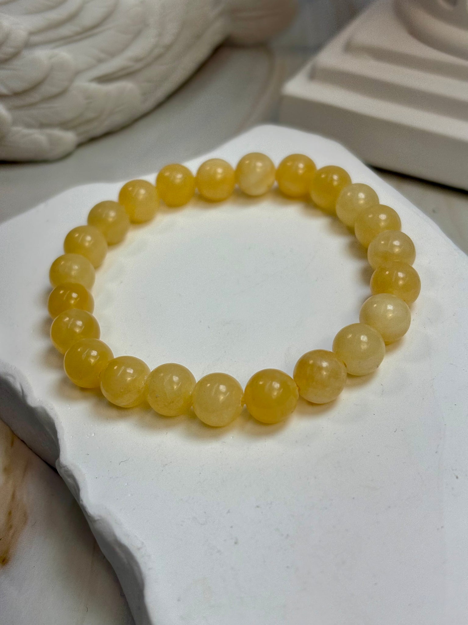 Yellow Calcite 8mm Bracelet