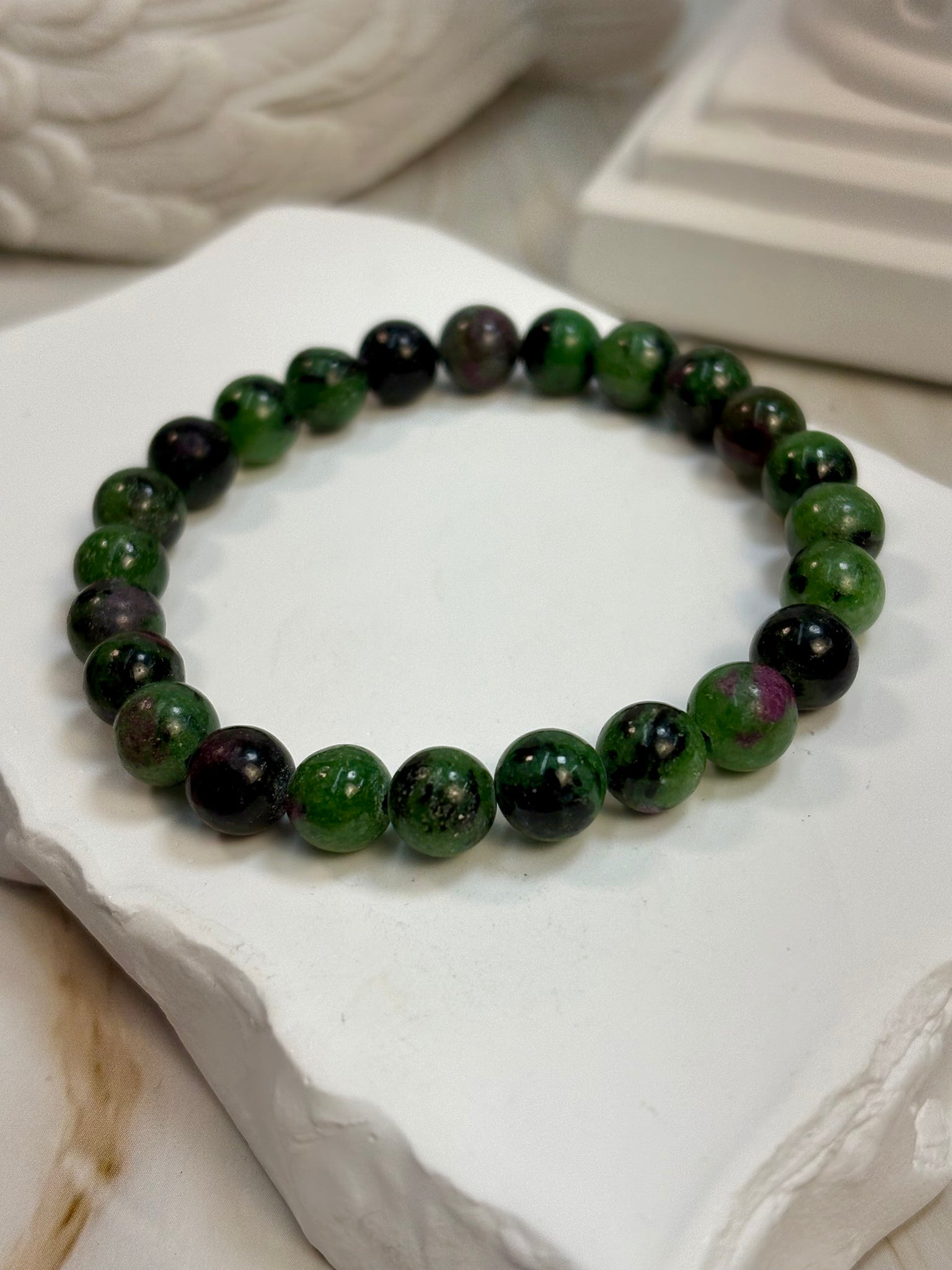 Ruby in Fuchsite 8mm Bracelet