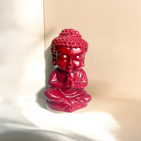 Cinnabar Mini Buddha