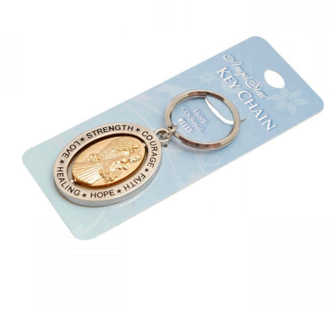 Strength and Courage Angel Keyring