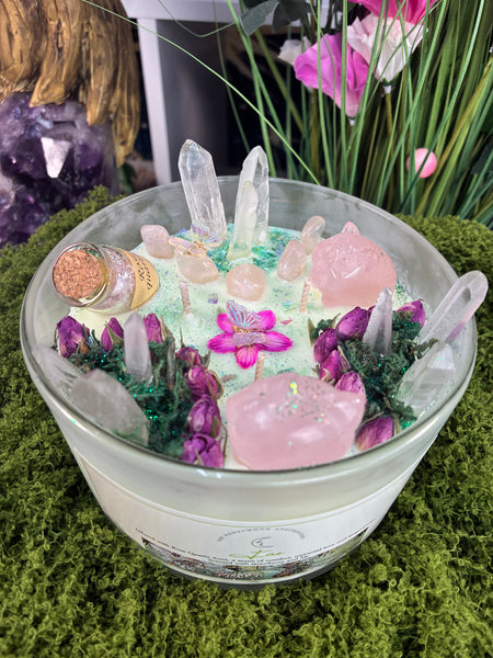 55cl Custom Fae Crystal Candle