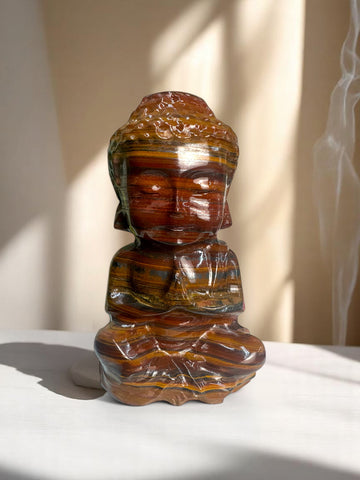 Red Iron Tiger’s Eye Buddha
