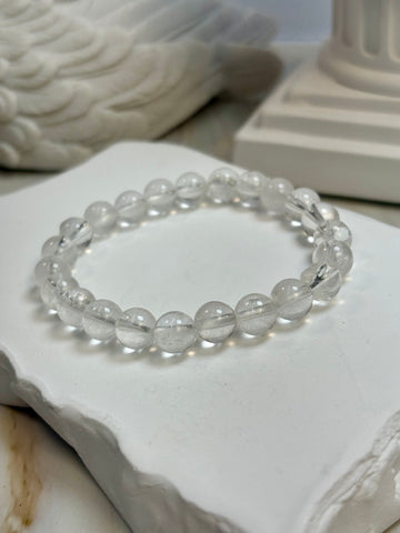 Clear Quartz 8mm Bracelet