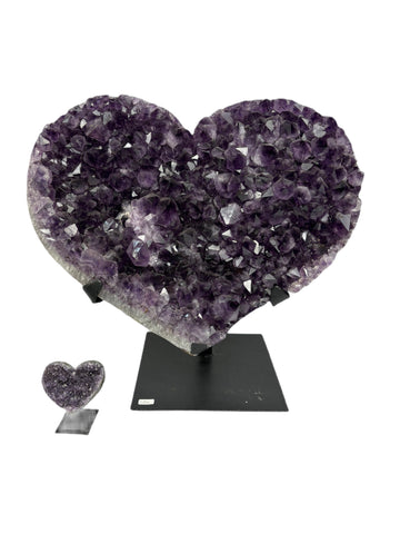 XXL Amethyst Heart