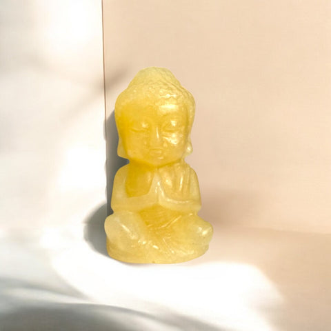 Orange Calcite Mini Buddha