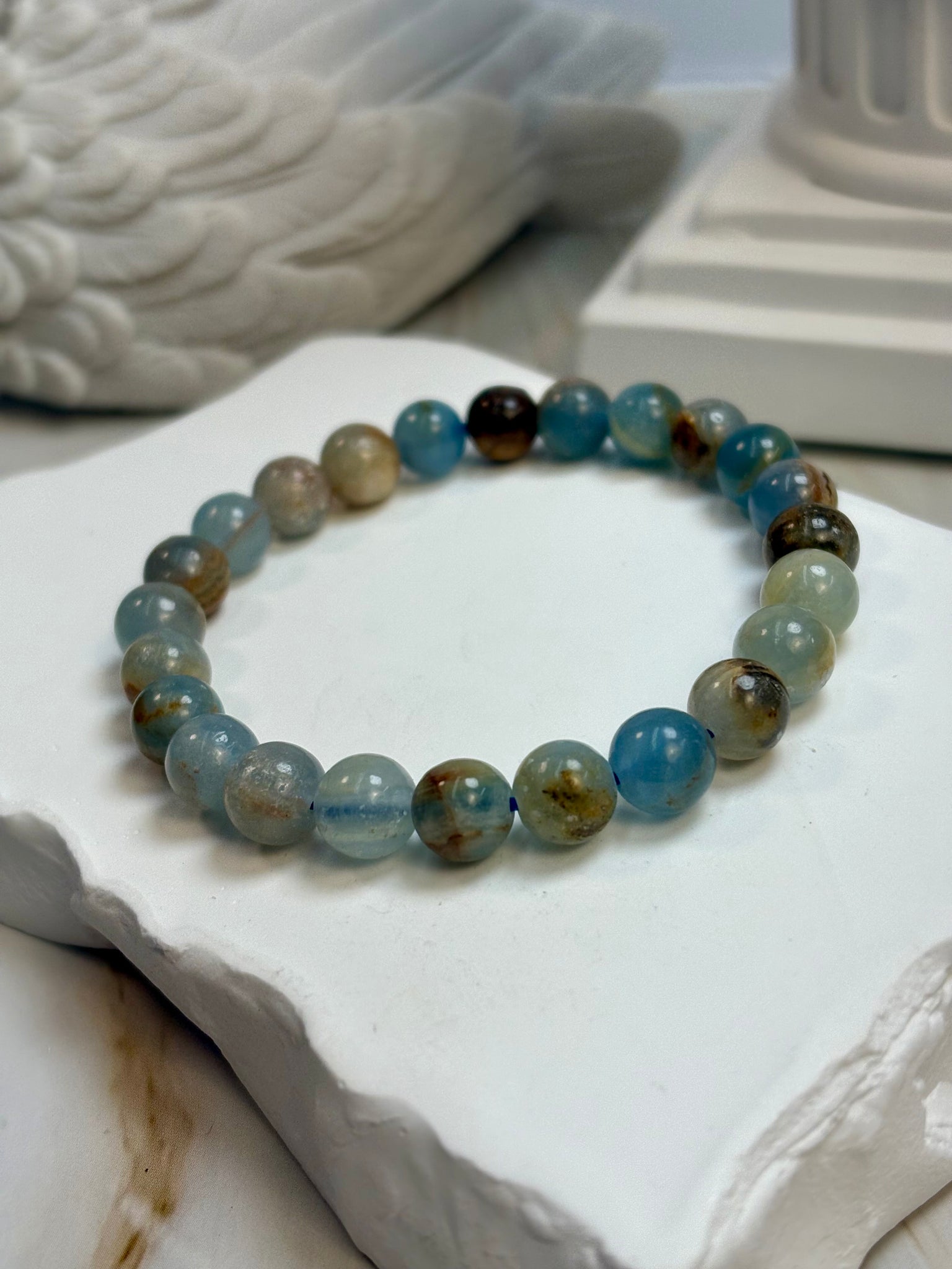 Blue Calcite 8mm Bracelet