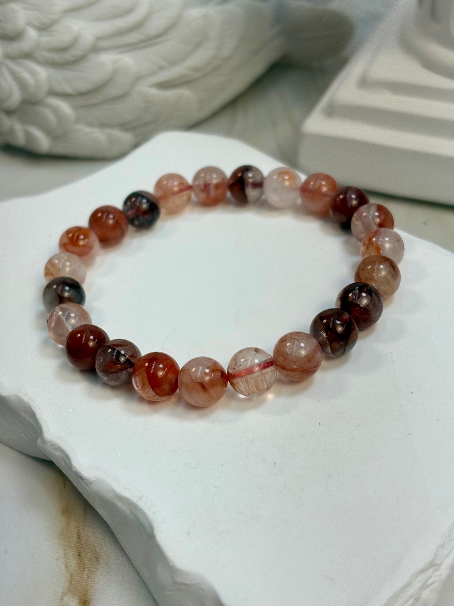 Fire Quartz 8mm Bracelet