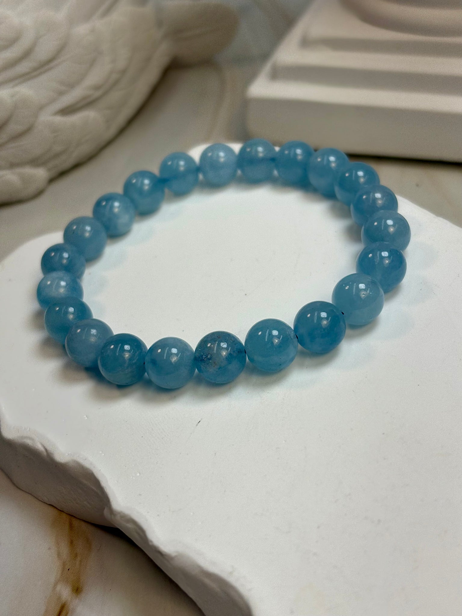 Aquamarine 8mm Bracelet