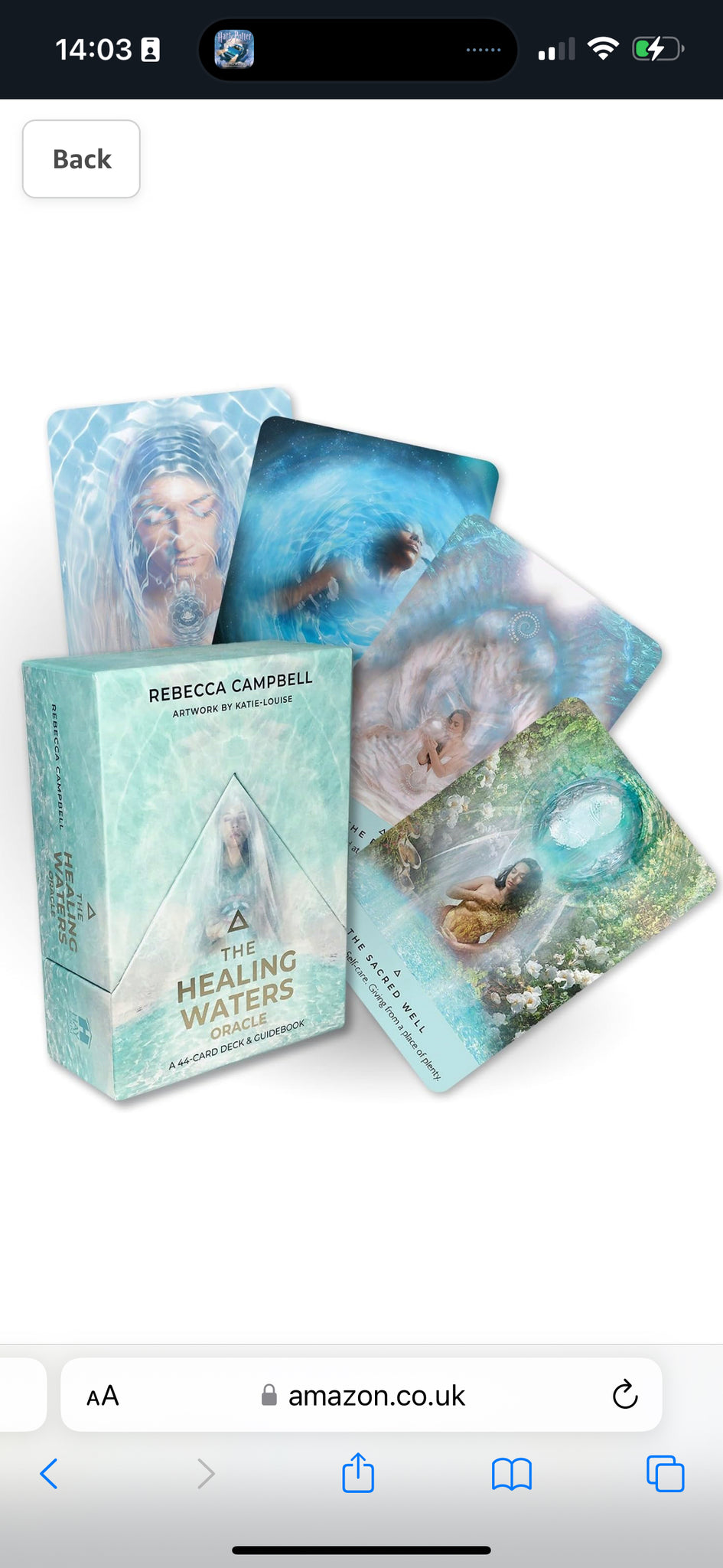 The Healing Waters Oracle Deck by Rebecca Campbell