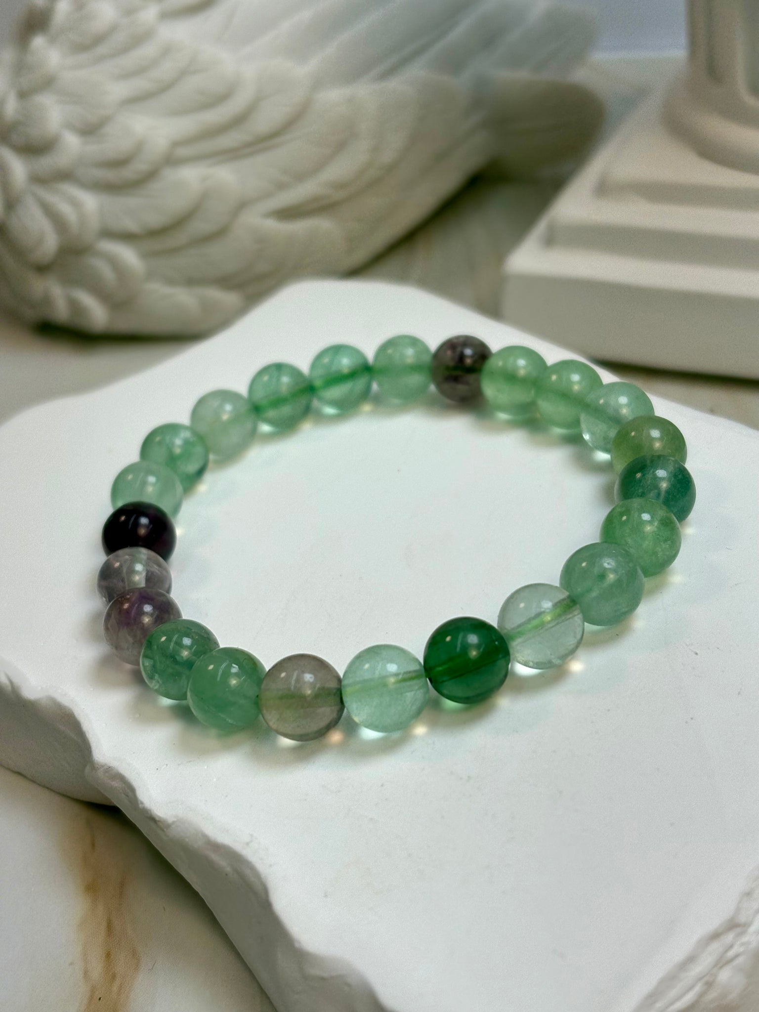 Rainbow Fluorite 8mm Bracelet