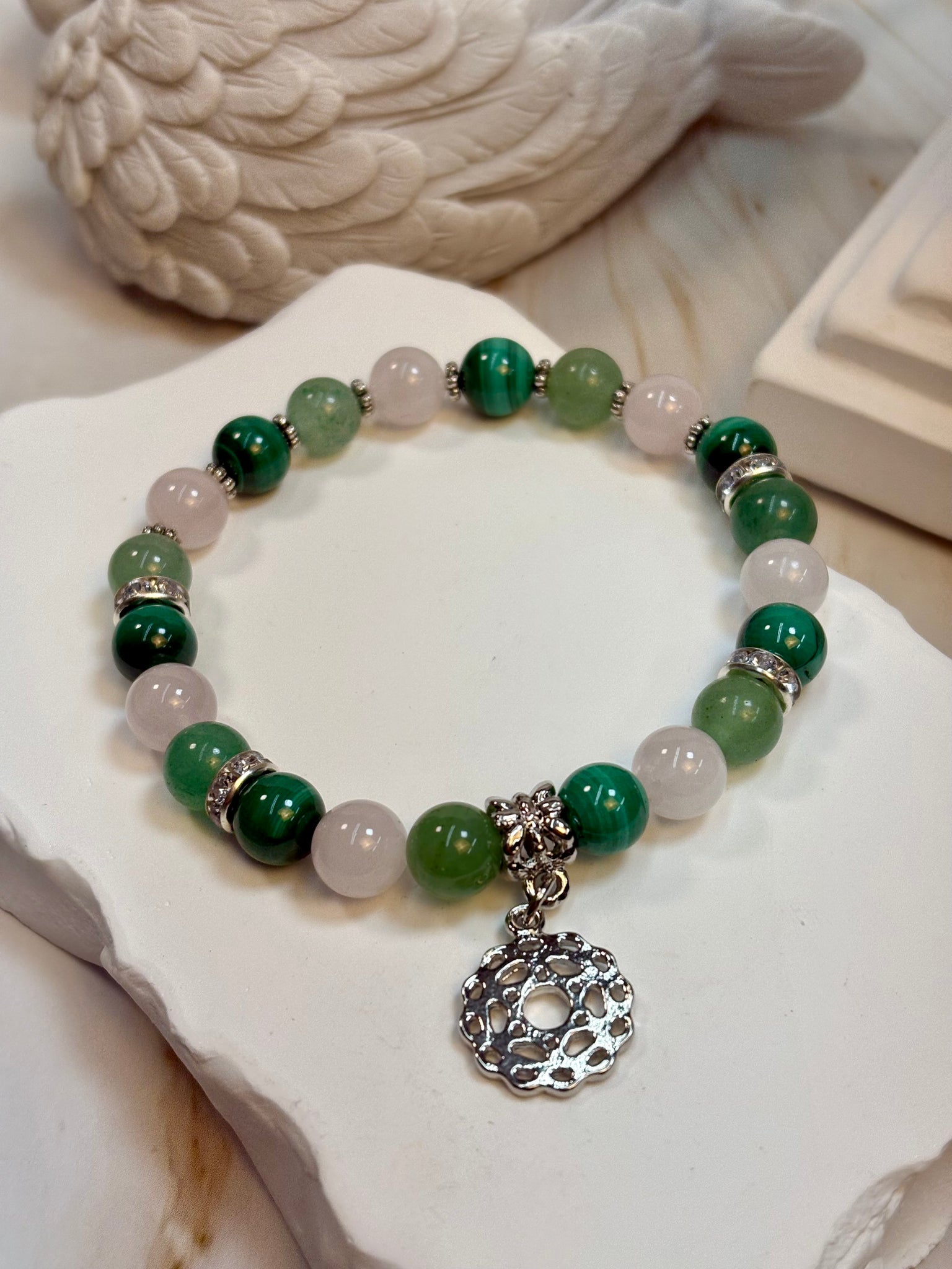 Heart Chakra Charm Bracelet