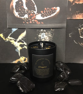 Persephone Dark Goddess Candle